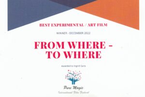 2022 from where - to where best experimental art film 2022