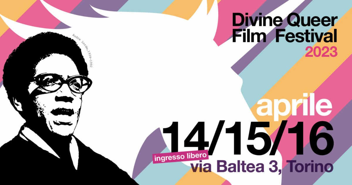 Plakat DIVINE Queer Film Festival Torino 2023
