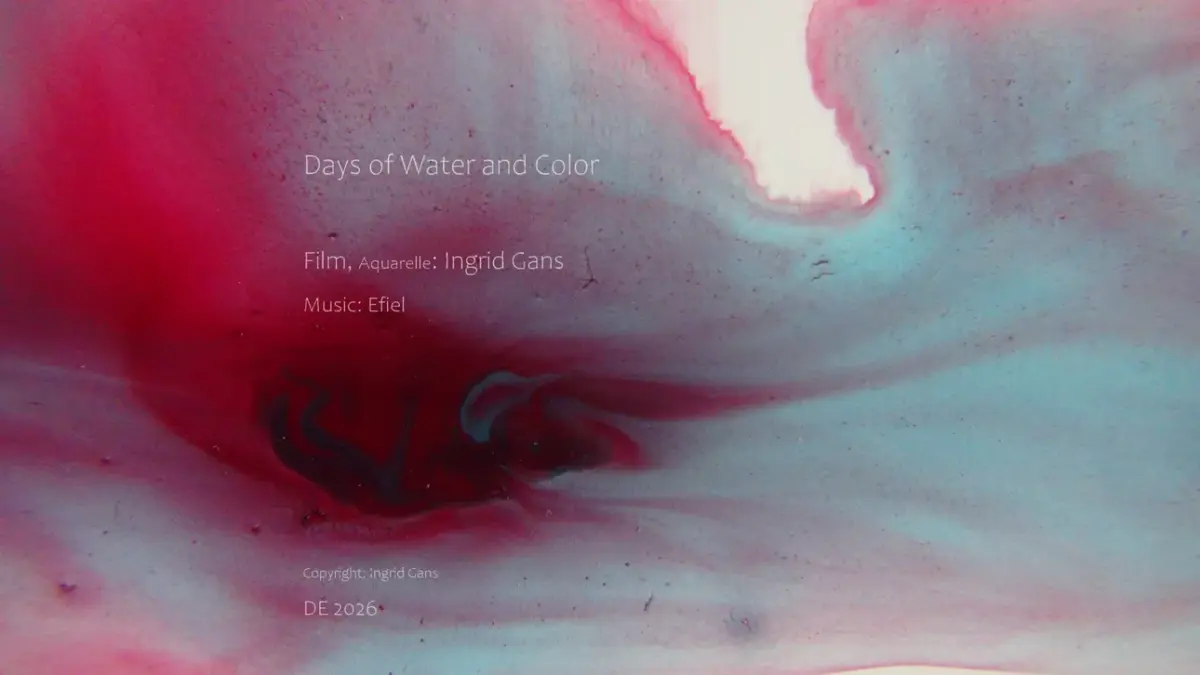 Sceenshot days of water and colour © Ingrid Gans