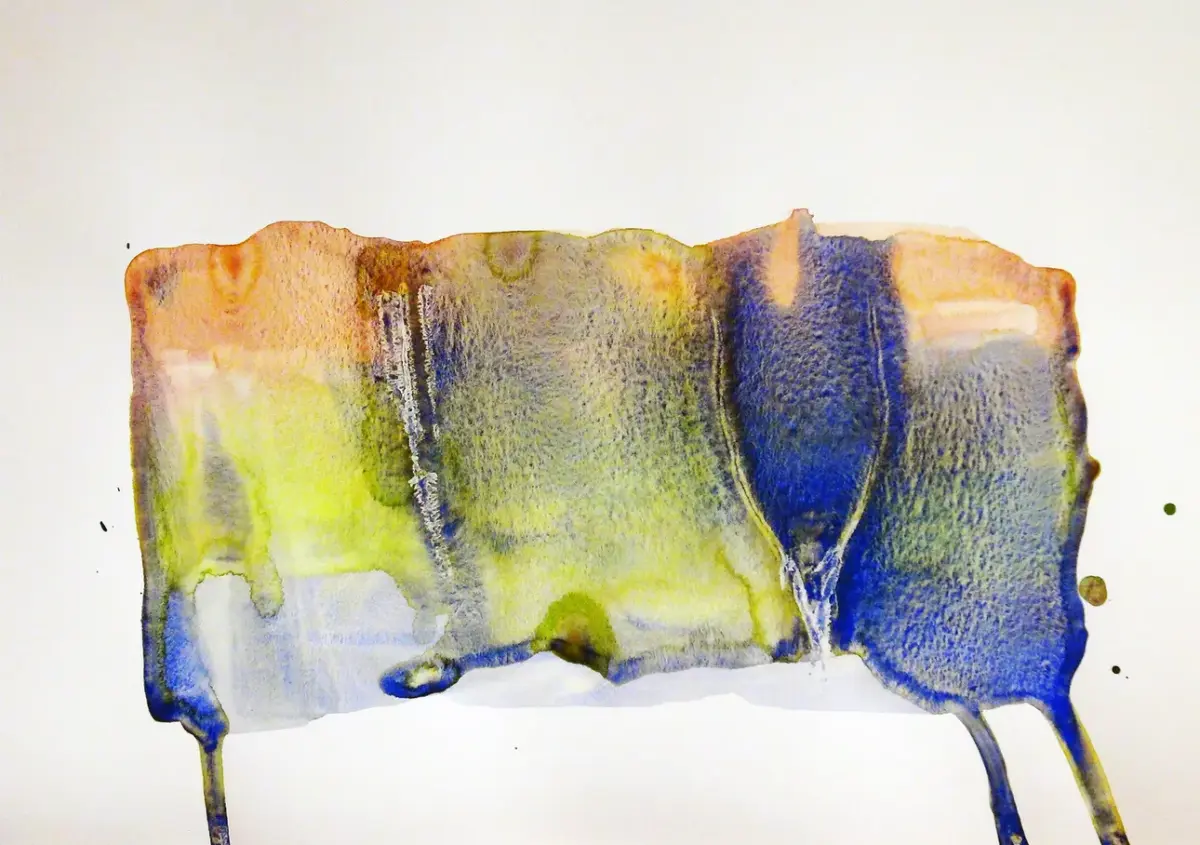 Informel - Aquarell von Ingrid Gans