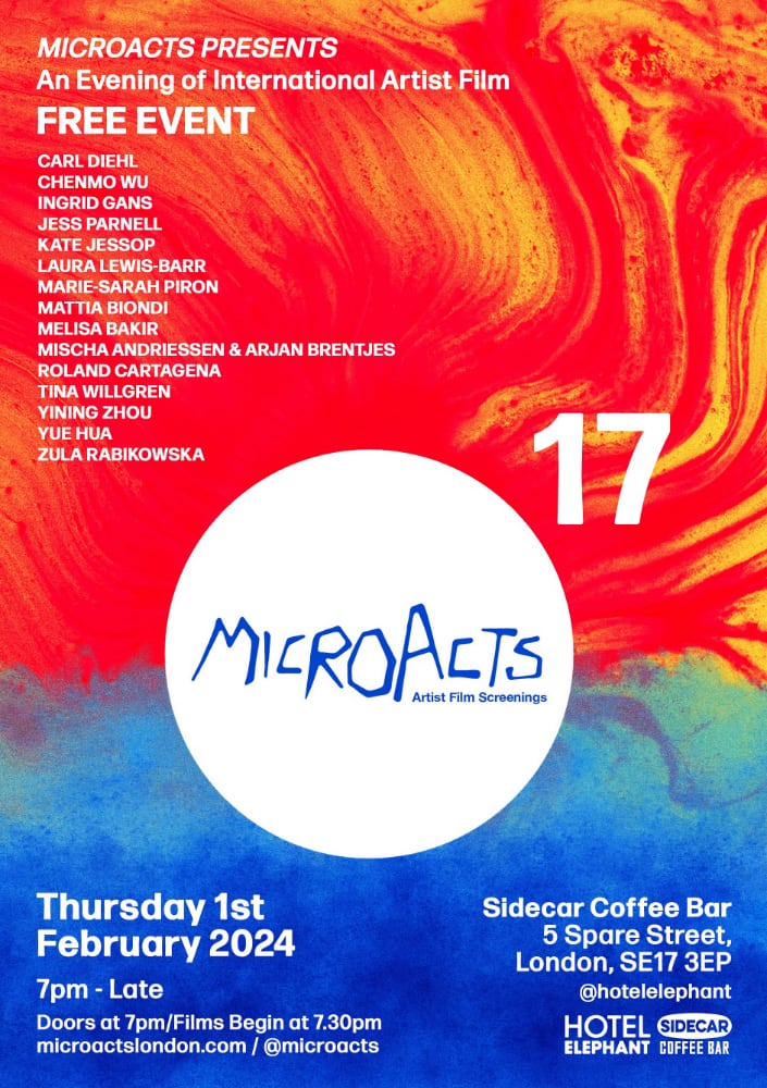 Plakat Microacts London 2024